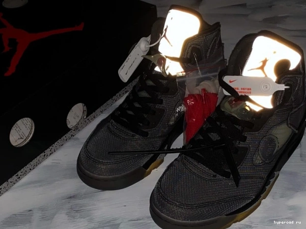 Air Off-White x CT8480-001 5 Jordan Black 0603